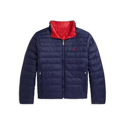 Kid's P-Layer 2 Reversible Quilted Jacket