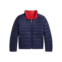 Kid's P-Layer 2 Reversible Quilted Jacket