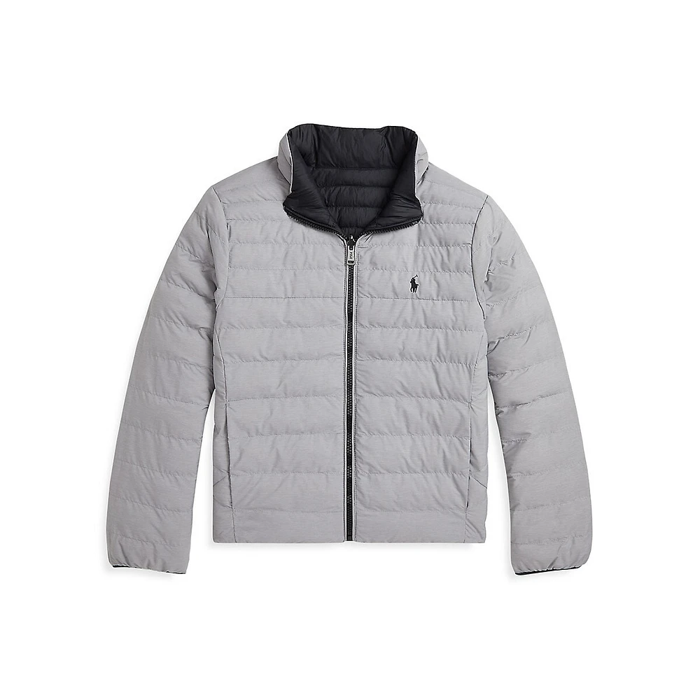 Kid's P-Layer 2 Reversible Quilted Jacket