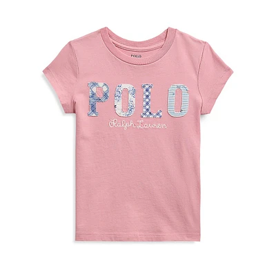 Little Girl's Mixed-Logo Jersey T-Shirt