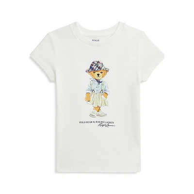 Little Girl's Polo Bear Jersey T-Shirt