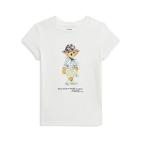 Little Girl's Polo Bear Jersey T-Shirt