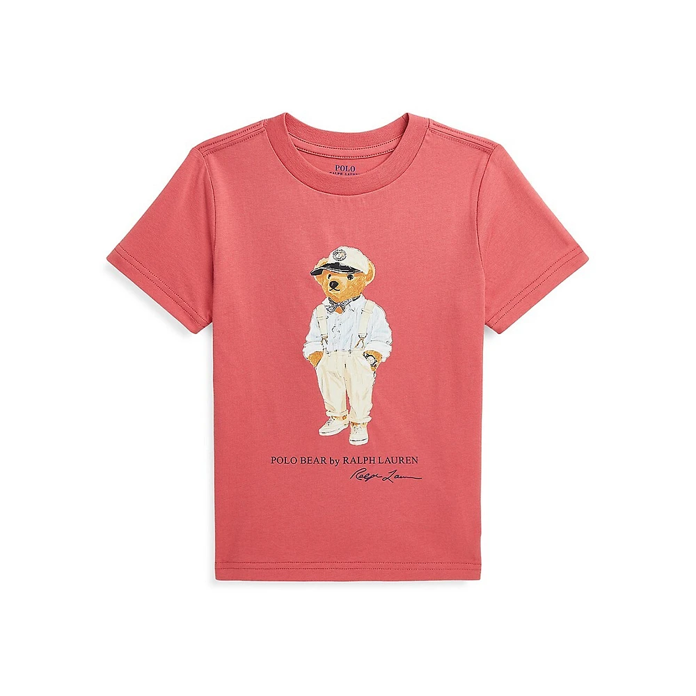 Little Boy's Polo Bear Cotton Jersey T-Shirt