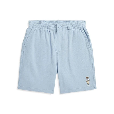 Boy's Polo Bear Cotton Mesh Shorts