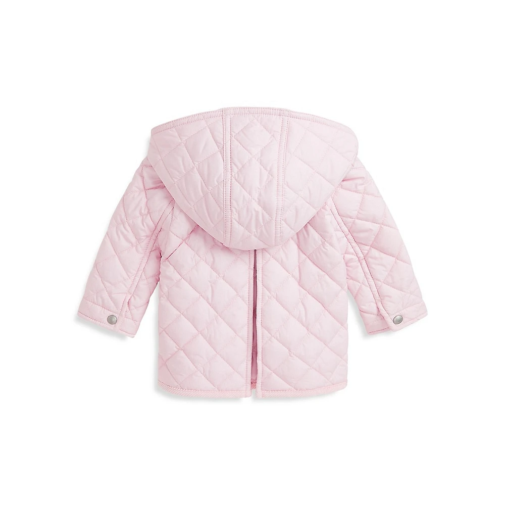 Baby Girl's Quilted Barn Jacket