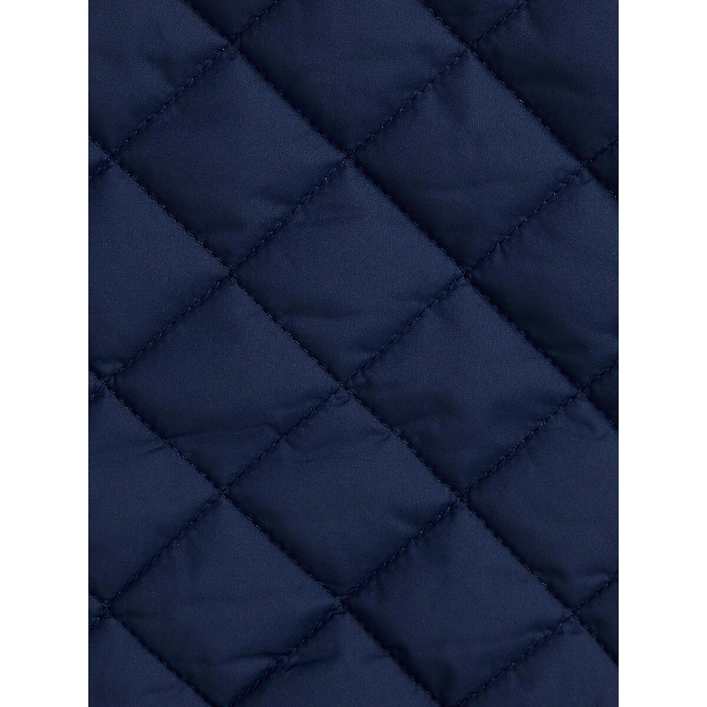 Baby Boy's Quilted Hooded Barn Jacket