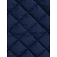 Baby Boy's Quilted Hooded Barn Jacket