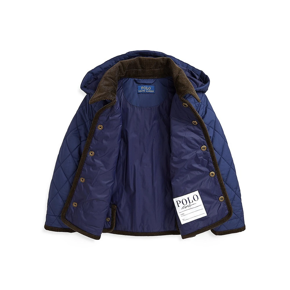 Little Boy's Hooded Barn Jacket