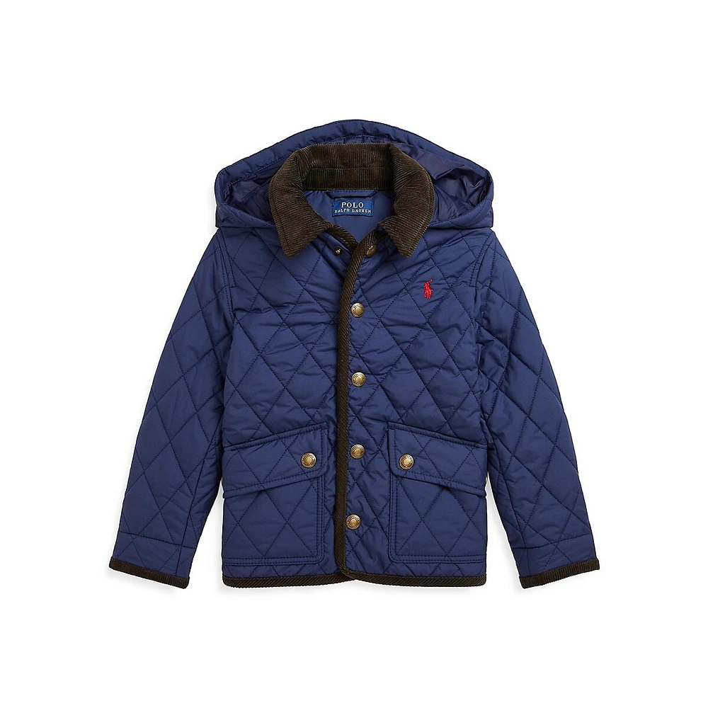 Little Boy's Hooded Barn Jacket