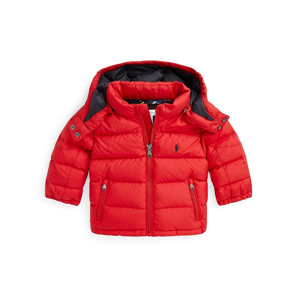 Baby Boy's Ripstop Hooded Down Jacket