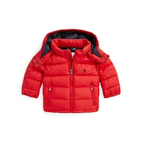 Baby Boy's Ripstop Hooded Down Jacket