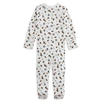 Baby Boy's Polo Bear Cotton Footed Zip Coveralls