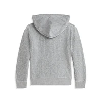 Boy's Knit Corduroy Full-Zip Hoodie