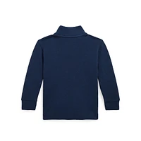 Baby Boy's Quarter-Zip Cotton Pullover