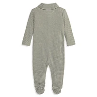 ​Baby Boy's Houndstooth Cotton Footed Coveralls