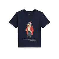 Little Boy's Polo Bear Cotton T-Shirt