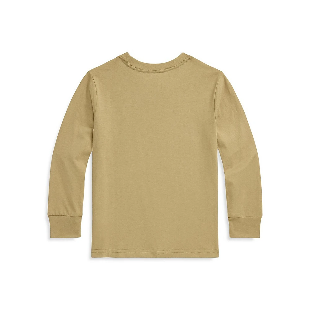 Little Boy's Cotton Jersey Long-Sleeve T-Shirt