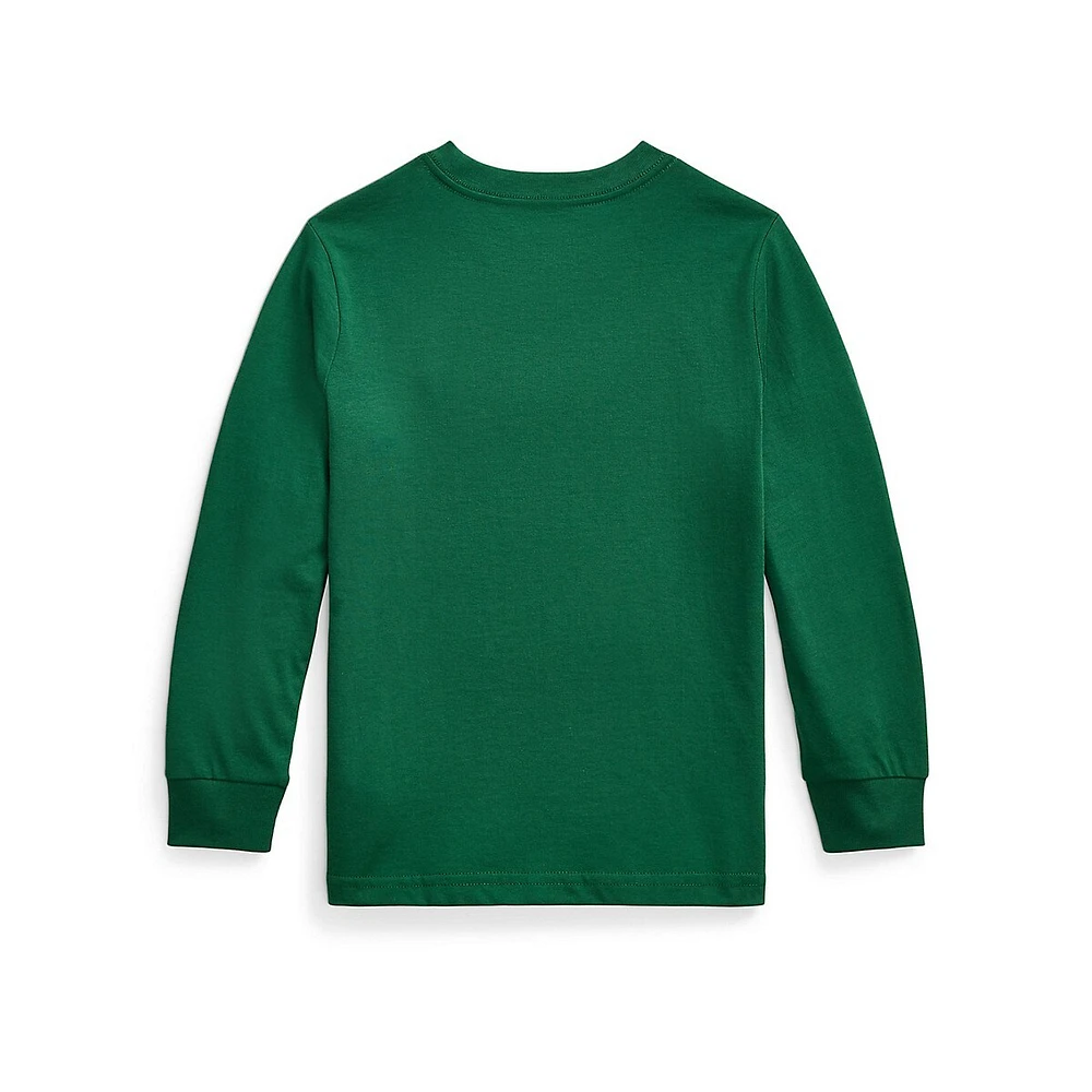 Little Boy's Cotton Jersey Long-Sleeve T-Shirt