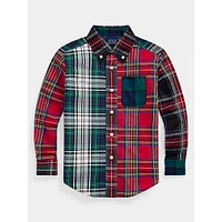 Little Boy's Plaid Cotton Fun Shirt