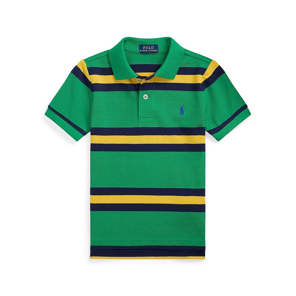 Little Boy's Interlock Polo Shirt