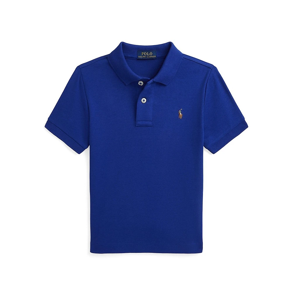 Little Boy's Soft Cotton Polo Shirt