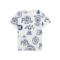 Little Boy's Allover Graphic Cotton Jersey T-Shirt