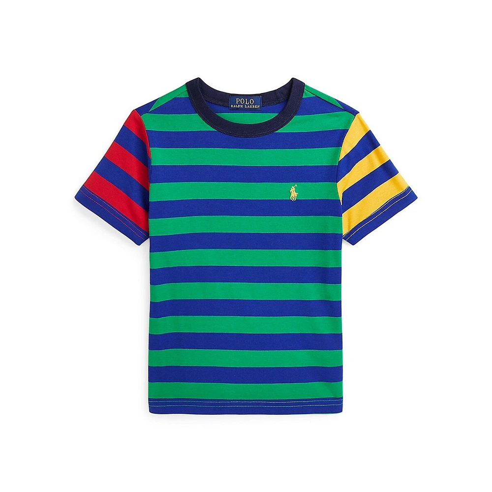 Little Boy's Striped Jersey T-Shirt