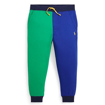 Pantalon de jogging à blocs couleurs pour petit garçon