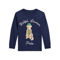 Little Boy's Dog Print Long-Sleeve T-Shirt