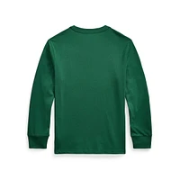 Boy's Cotton Jersey Long-Sleeve T-Shirt