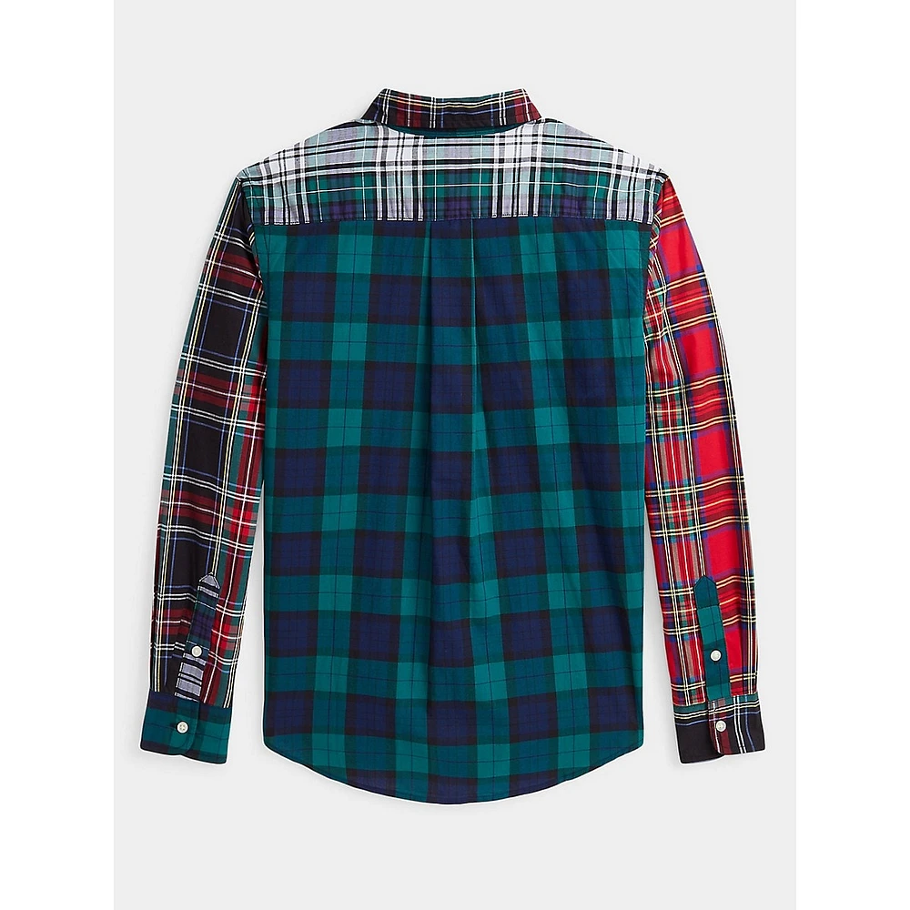 Boy's Plaid Cotton Fun Shirt