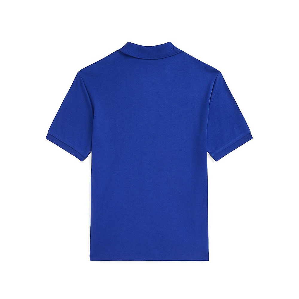 Boy's Interlock Polo Shirt