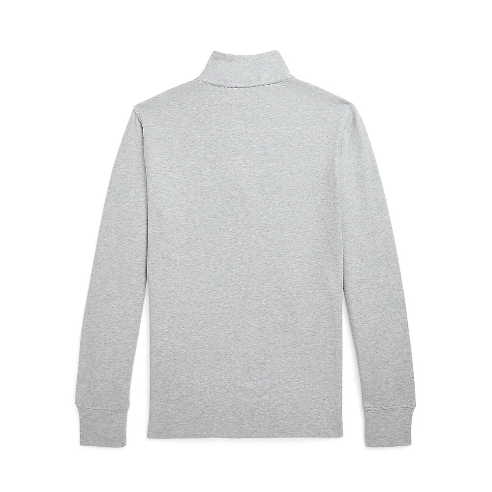 Boy's Quarter-Zip Pullover