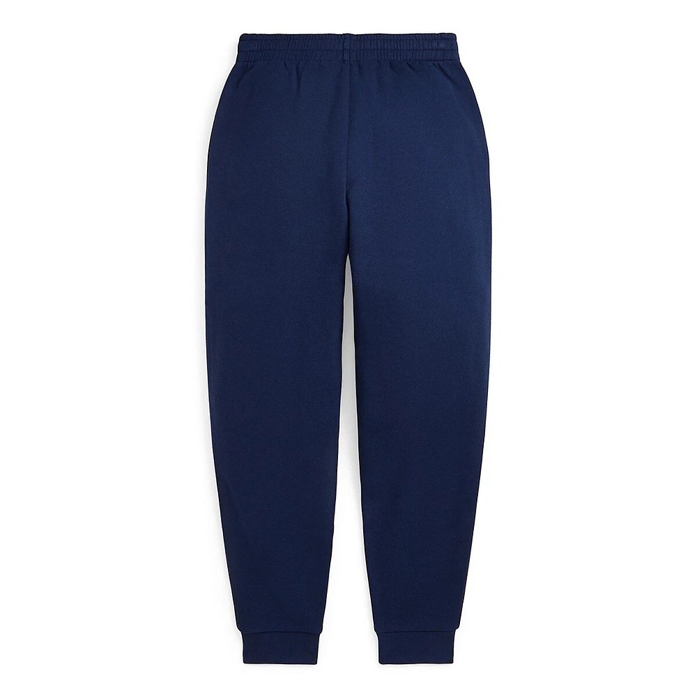 Boy's Side-Stripe Logo Joggers