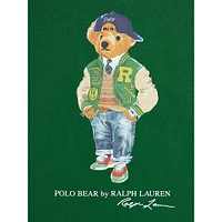 Boy's Polo Bear Hooded Long-Sleeve T-Shirt