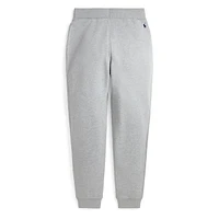 Boy's Corduroy-Logo Fleece Joggers