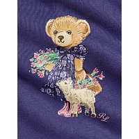 Baby Girl's Polo Bear Fleece Dress & Bloomers