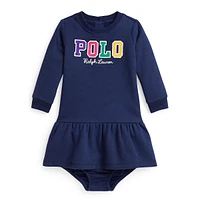 Baby Girl's Logo Fleece Dress & Bloomer