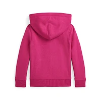 Little Girl's Full-Zip Fleece Hoodie