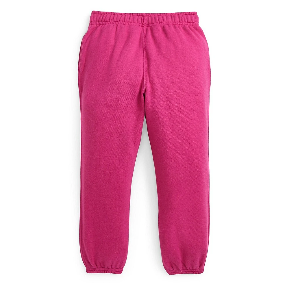 Little Girl's Fleece Jogger Pants