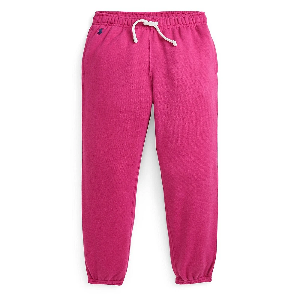 Little Girl's Fleece Jogger Pants