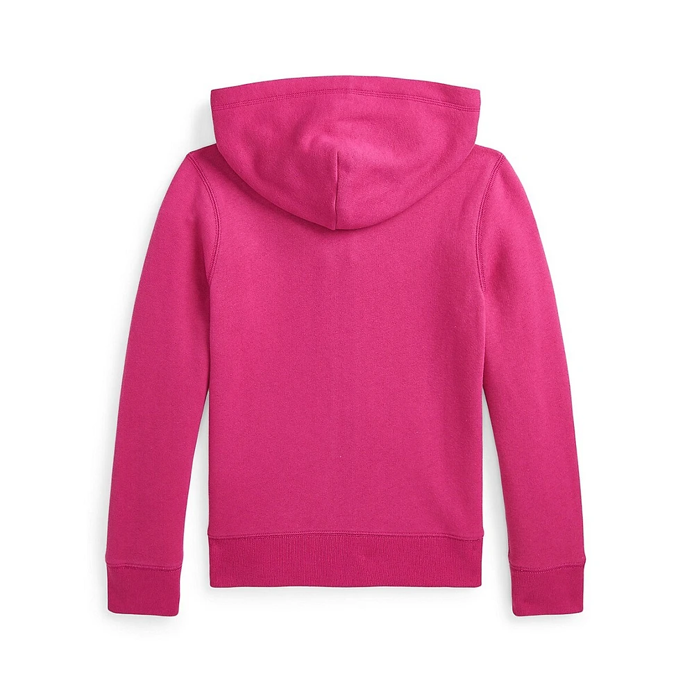 Girl's​ Full-Zip Fleece Hoodie