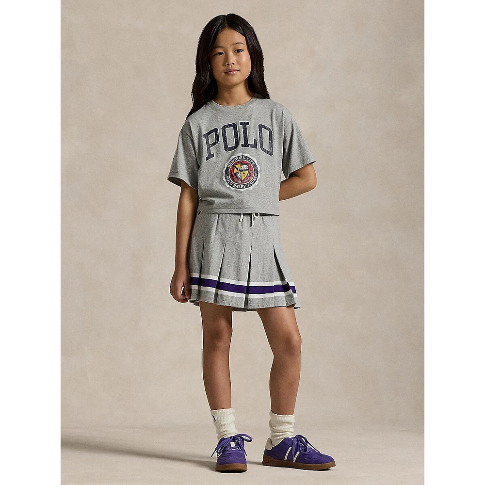 Girl's ​Logo Crest Boxy T-Shirt