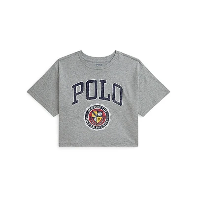 Girl's ​Logo Crest Boxy T-Shirt