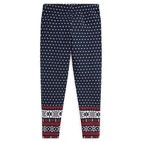 Legging extensible Fair Isle pour fille