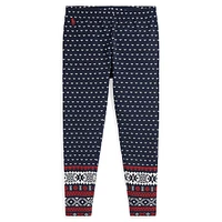 Legging extensible Fair Isle pour fille