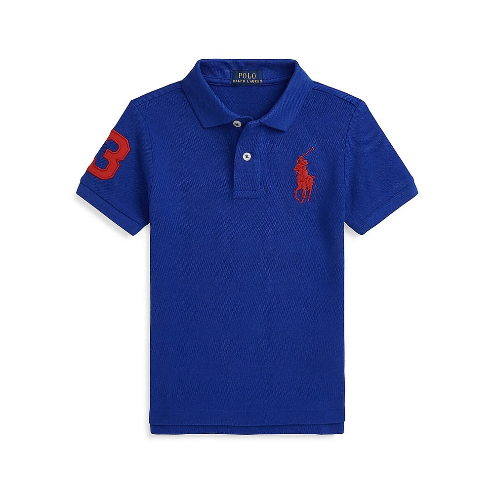 Little Boy's Iconic Mesh Polo Shirt