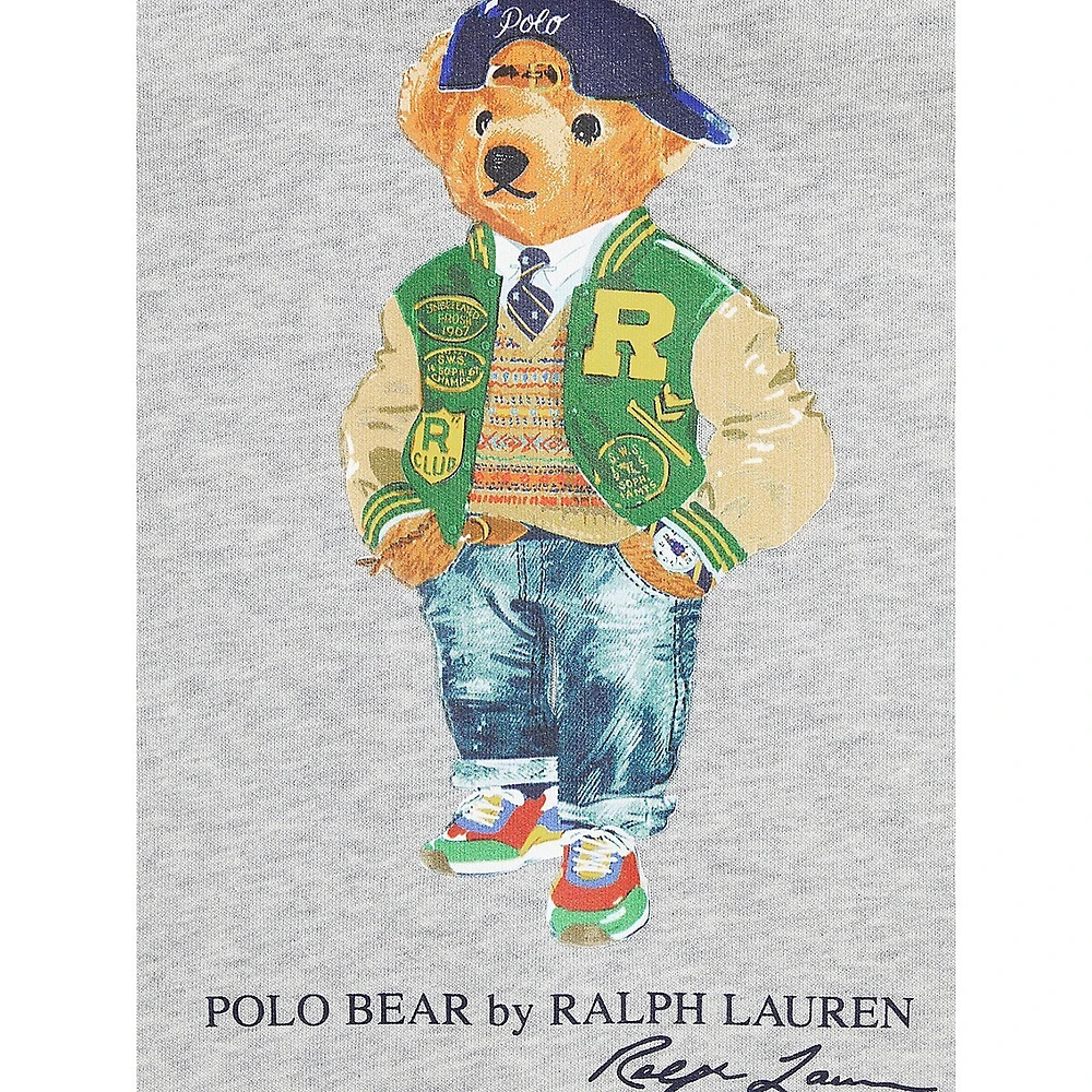 Little Boy's Polo Bear Fleece Sweatshirt