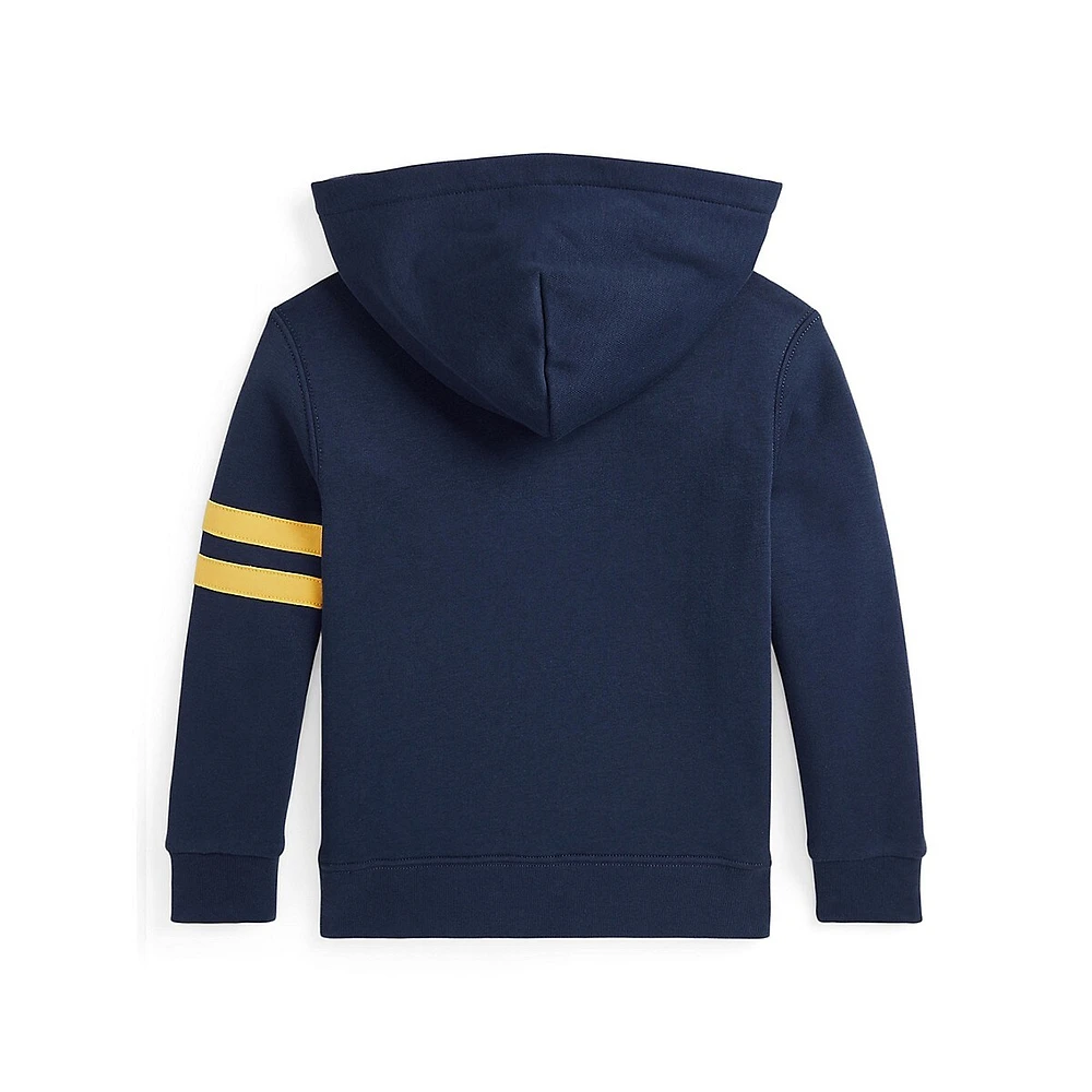 Little Boy's Polo Bear Fleece Hoodie