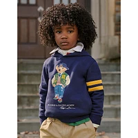 Little Boy's Polo Bear Fleece Hoodie